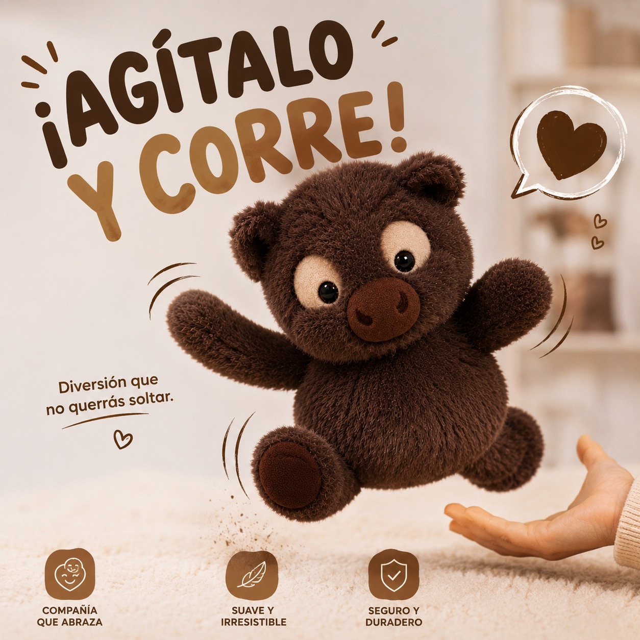 Peluche Que Corre a Tus Brazos